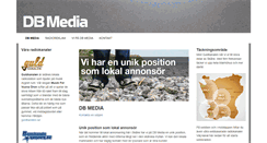 Desktop Screenshot of dbmedia.se
