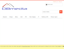 Tablet Screenshot of dbmedia.pl